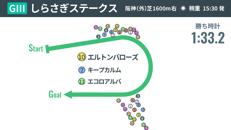 【しらさぎS回顧】エルトンバローズが復活の重賞2勝目 タフな戦いで輝いた母の父ブライアンズタイムの血