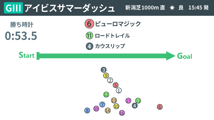 【アイビスSD回顧】24年ぶりレコード更新のピューロマジック ラップが物語るレース巧者ぶり