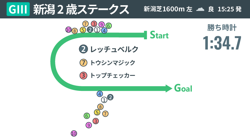 【新潟2歳S回顧】勝敗を分けた田辺裕信騎手の“仕掛け” レッチュベルクが瞬発力勝負を制す