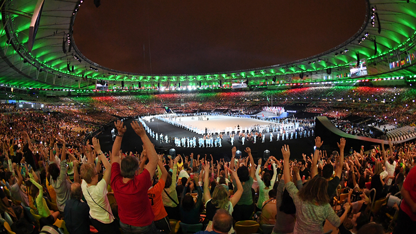 パラリンピック大会2016開会式 観客
