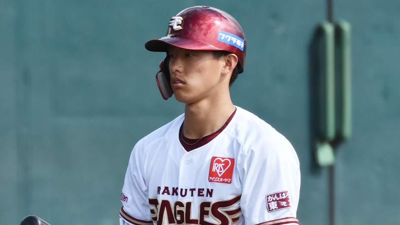 楽天の辰己涼介,ⒸSPAIA