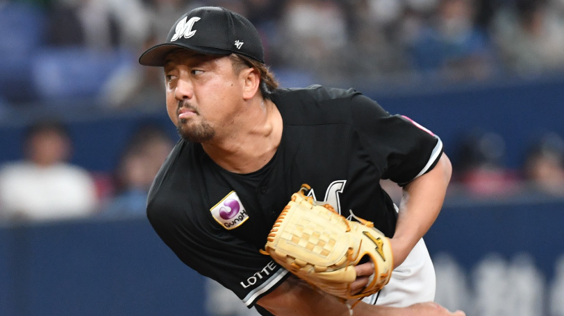 ロッテの澤村拓一,ⒸSPAIA