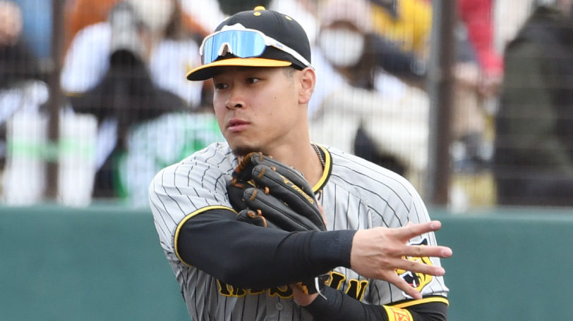 阪神の佐藤輝明,ⒸSPAIA