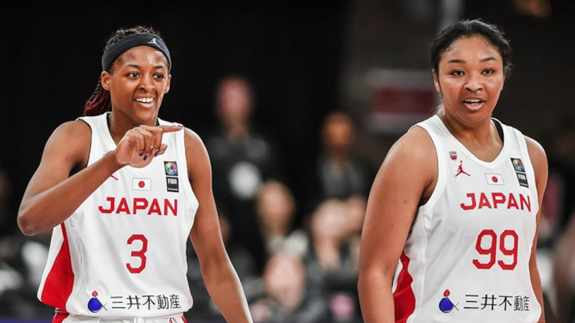 馬瓜ステファニーとオコエ桃仁花,ⒸFIBA