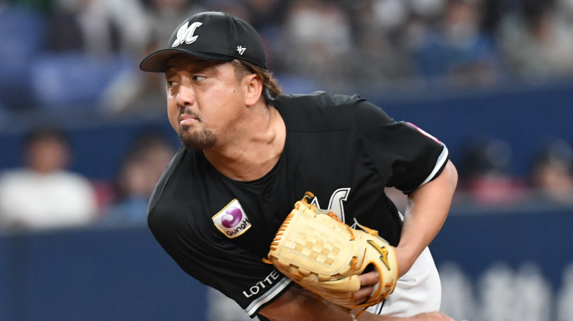 ロッテの澤村拓一,ⒸSPAIA