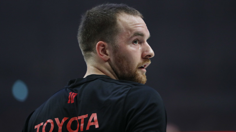 新シーズンのキャプテンに就任したA東京のバランスキー,ⒸFIBA