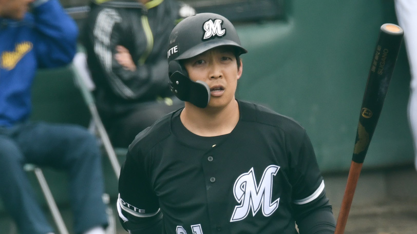 ロッテの菅野剛士