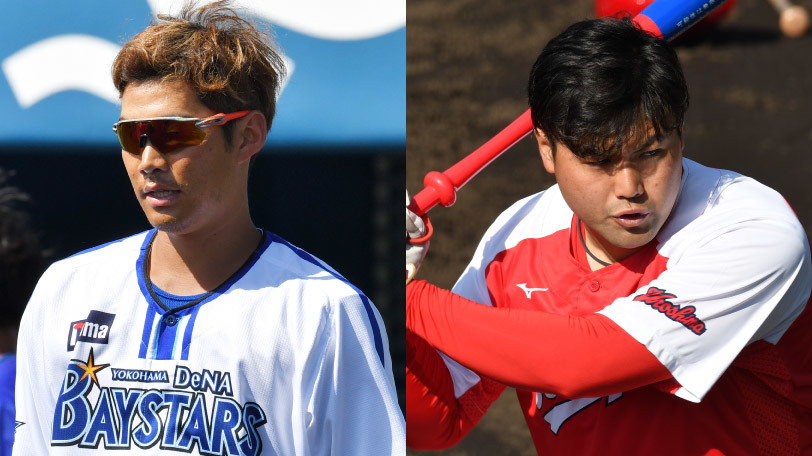 DeNAの京田陽太と広島の末包昇大,ⒸSPAIA