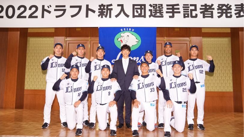 2022ドラフト新入団選手発表会の様子,球団提供