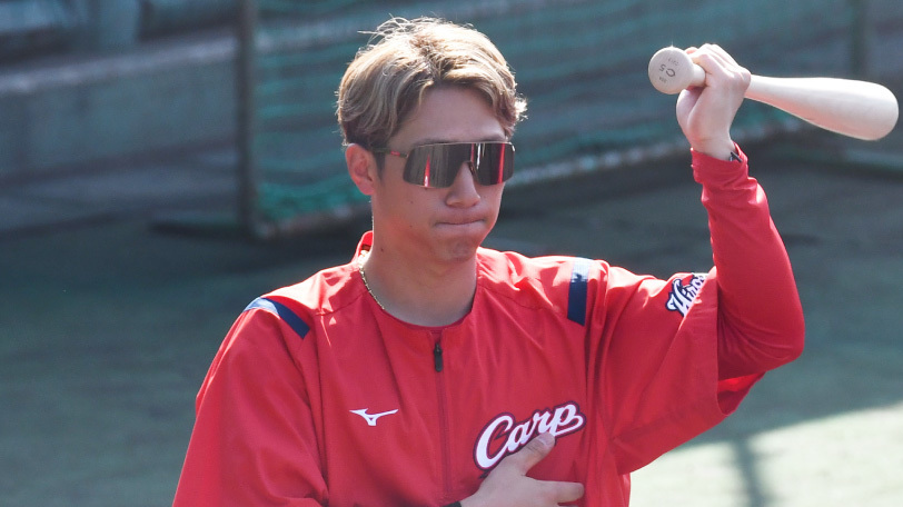 オリックスへのFA移籍が決まった西川龍馬