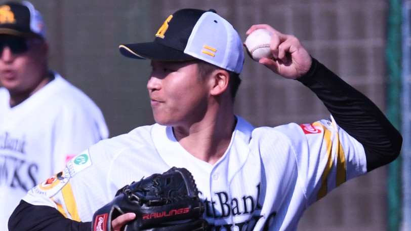 ソフトバンクの長谷川威展,ⒸSPAIA