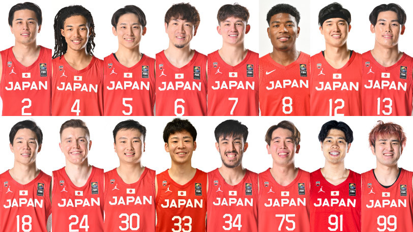 バスケ男子日本代表パリ五輪最終候補16人,Ⓒ日本バスケットボール協会