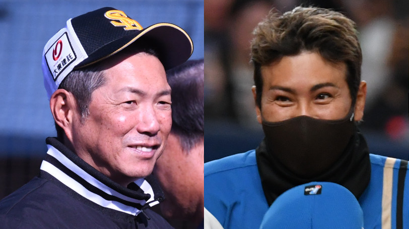 ソフトバンク小久保裕紀監督と日本ハム新庄剛志監督,ⒸSPAIA