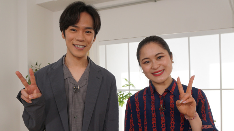 宮原知子と小野賢章,GAORA提供