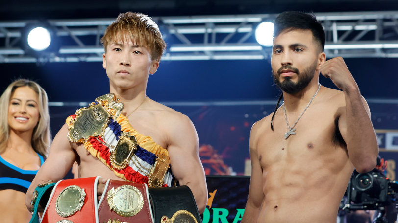 井上尚弥とラモン・カルデナス,Ⓒゲッティイメージズ