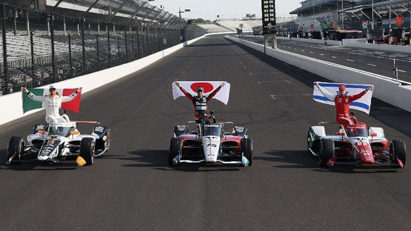 パトリシオ・オワード、佐藤琢磨、ロバート・シュバルツマン,Penske Entertainment_Joe Skibinski