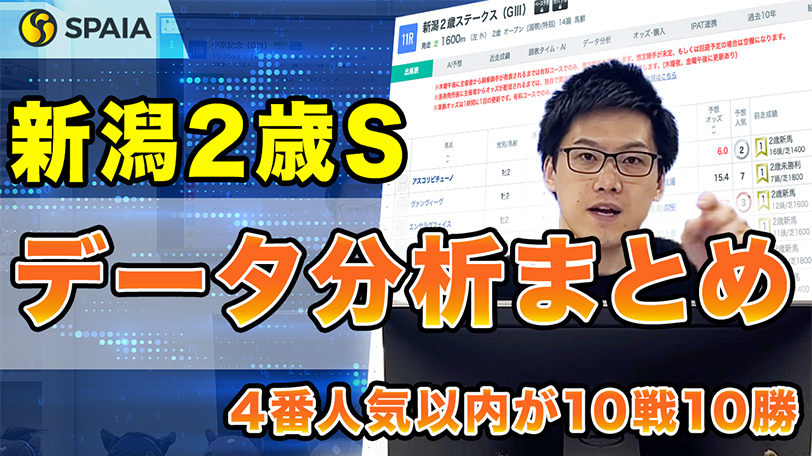 2023年新潟2歳ステークスデータ,ⒸSPAIA