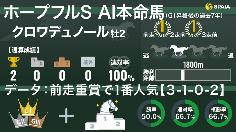 2024年ホープフルステークス AI本命馬 クロワデュノール,ⒸSPAIA