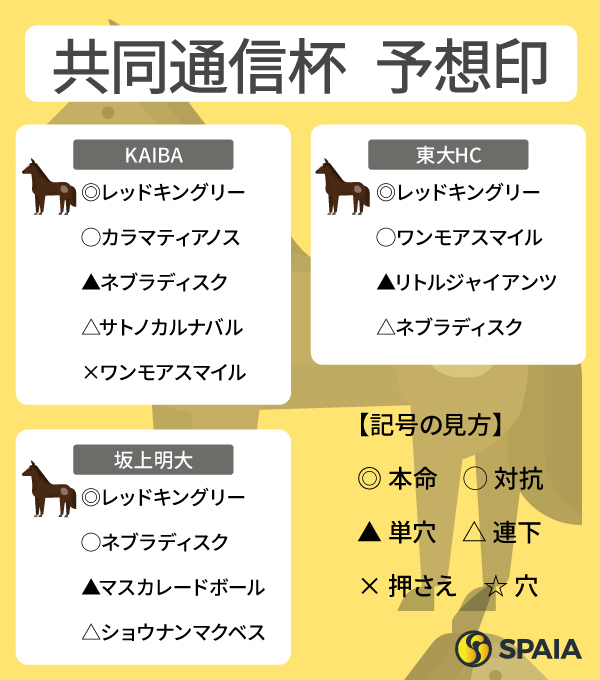 2025年共同通信杯のSPAIA予想まとめ,ⒸSPAIA