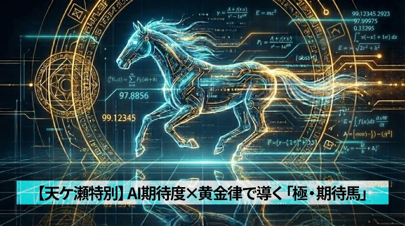 【天ケ瀬特別】AI期待度×黄金律で導く「極・期待馬」