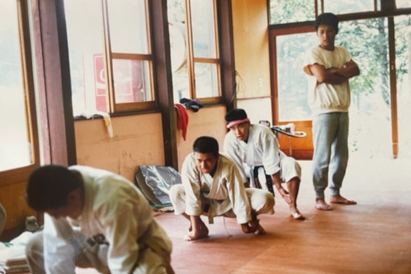 神津島合宿風景