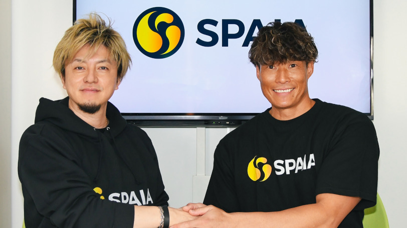 糸井嘉男SPAIA公式シニアアンバサダーと金島弘樹グラッドキューブCEO