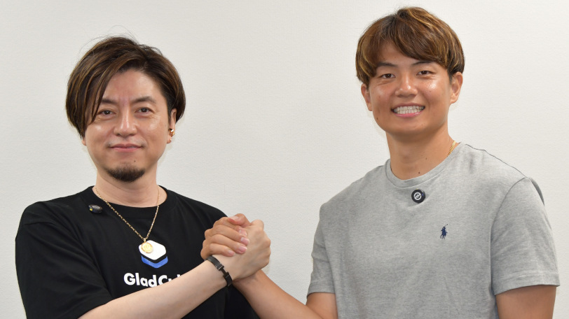 群馬クレインサンダーズ・辻直人と金島弘樹グラッドキューブCEO