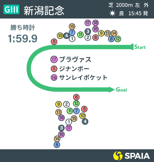 2020年新潟記念結果インフォグラフィックⒸSPAIA