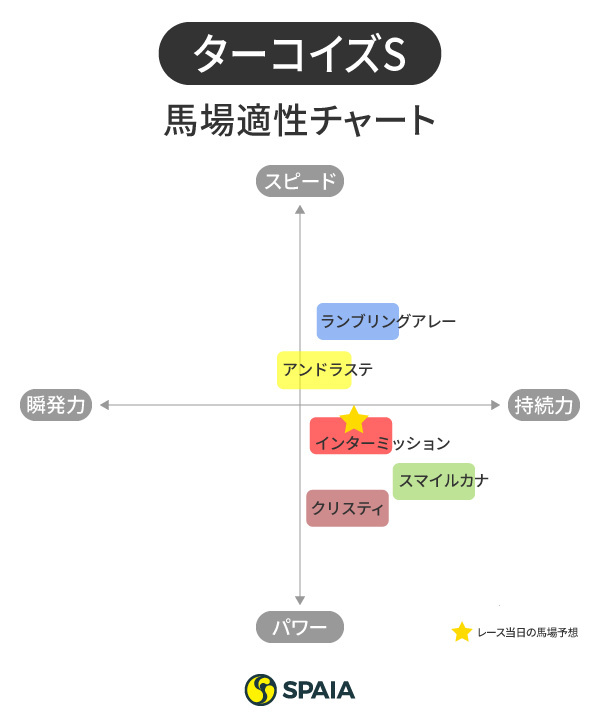 馬場適性チャートⒸSPAIA