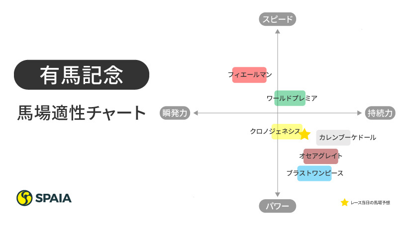 馬場適性チャートⒸSPAIAⒸSPAIA