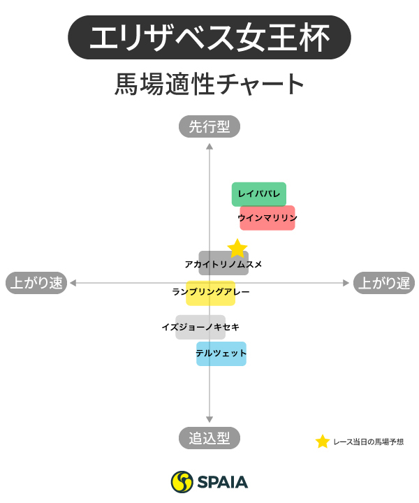 2021年エリザベス女王杯出走馬の馬場適性,ⒸSPAIA