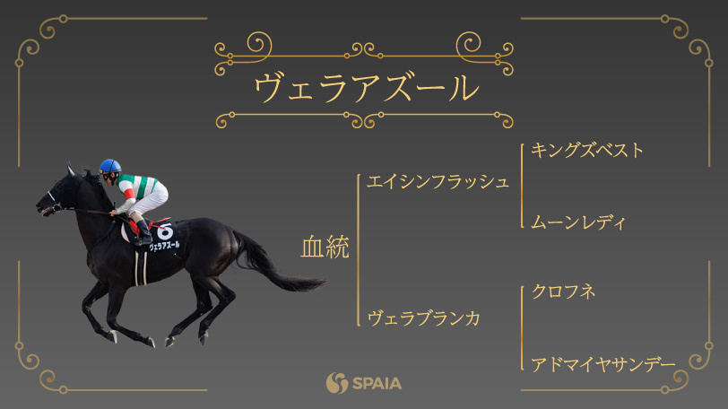 【ジャパンC】父はダービー馬、近親にオークス馬　東京芝2400mがぴったりのヴェラアズール