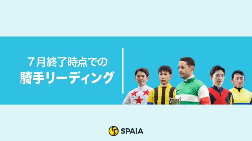 C.ルメール騎手が90勝でトップ　戸崎圭太騎手は月間最多17勝の大活躍【7月終了時点での騎手リーディング】