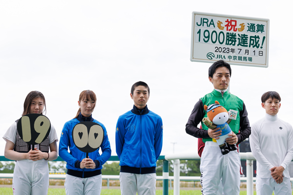 通算1900勝を達成した川田将雅騎手,ⒸSPAIA（撮影：三木俊幸）