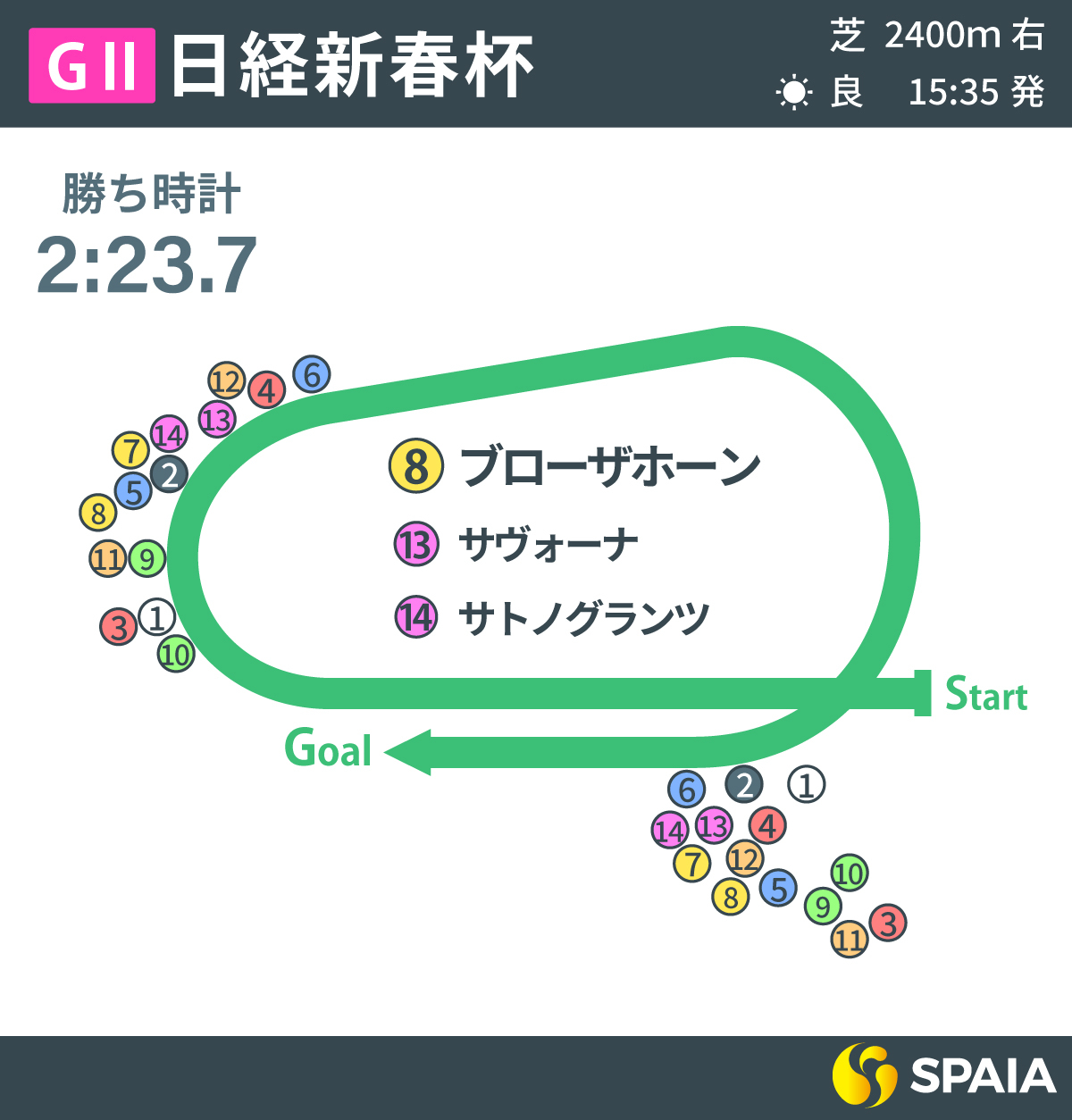 2024年日経新春杯レース回顧,ⒸSPAIA