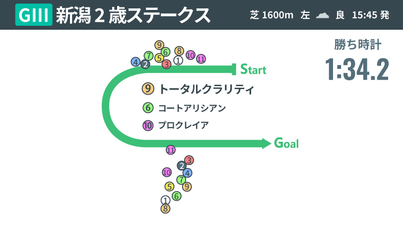 【新潟2歳S回顧】例年と違う“渋い展開”だからこそ価値あり　トータルクラリティが示した「持続力」という強み