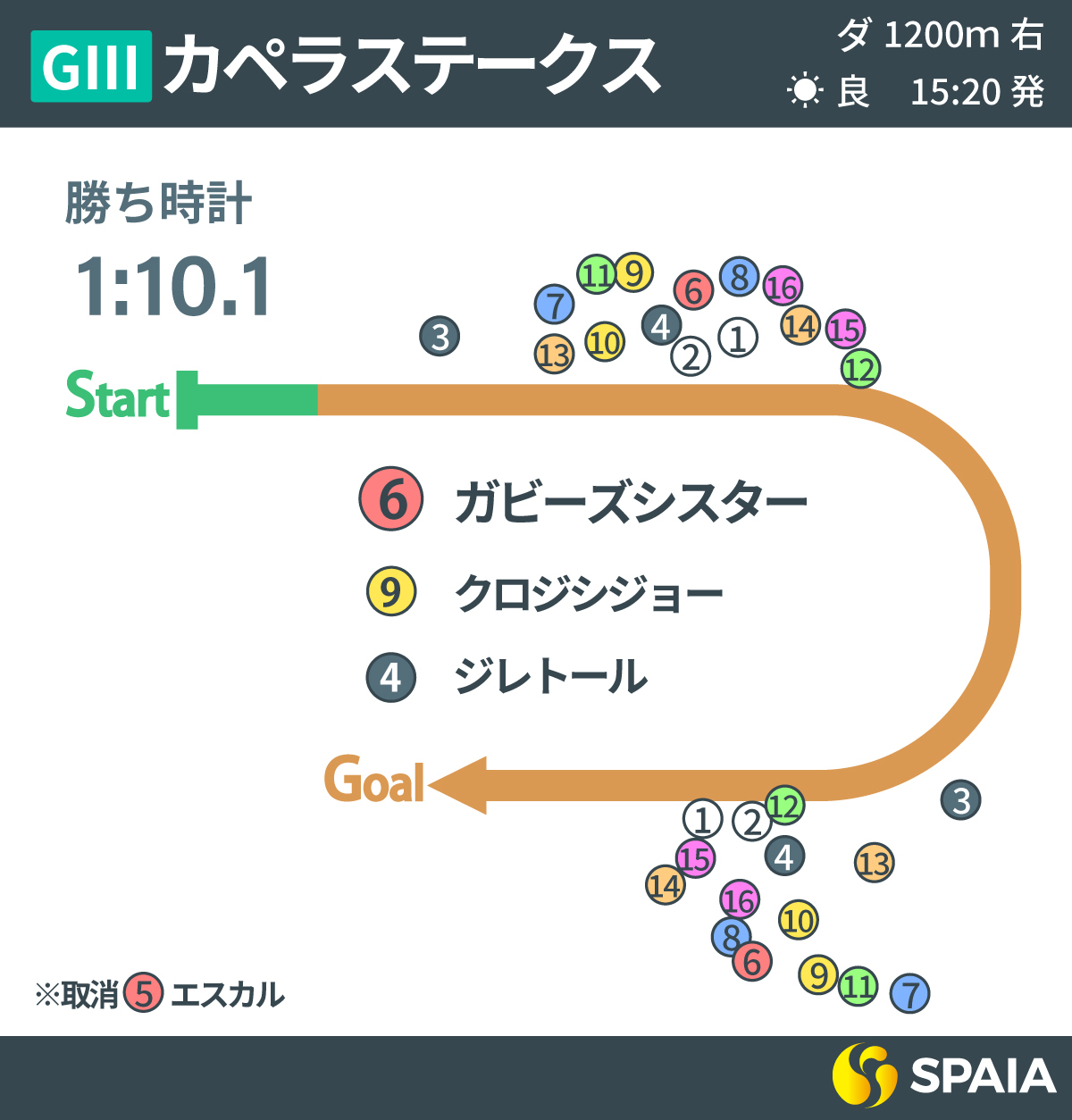 2024年カペラSのレース回顧,ⒸSPAIA