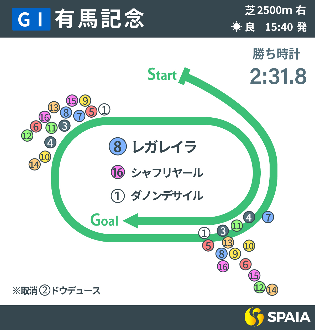 2024年有馬記念レース回顧,ⒸSPAIA