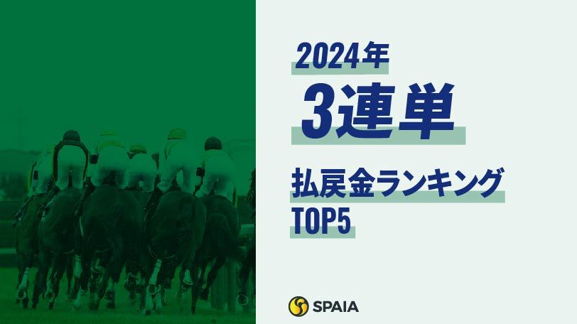 単勝の最高額は前年超の「3万3,770円」、3連単は866万円　2024年中央競馬の高額配当ランキング