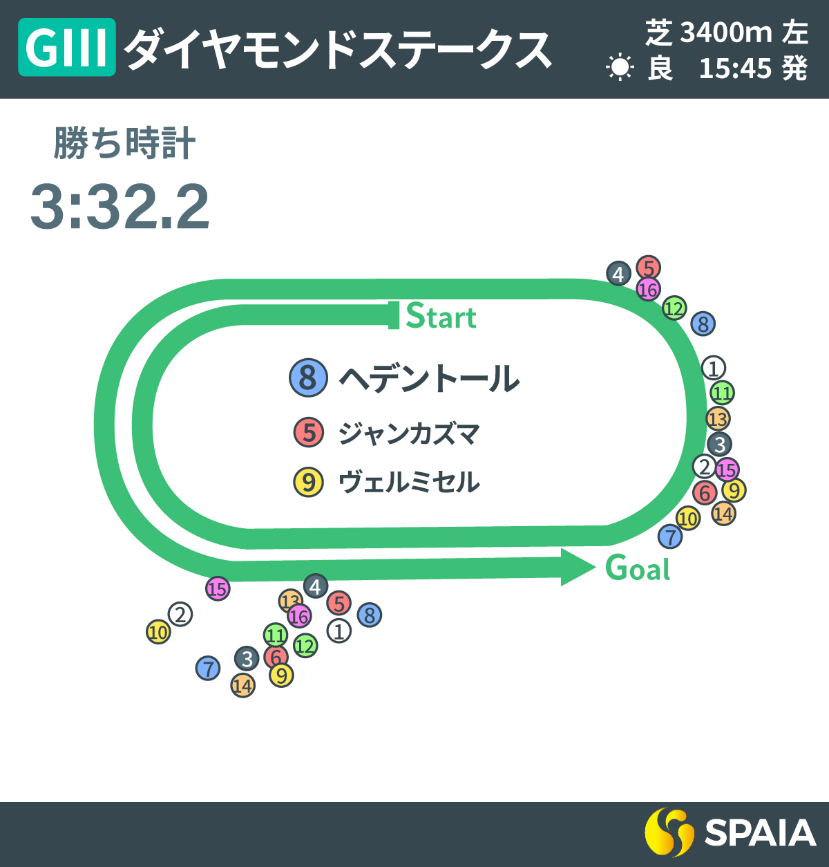 2025年ダイヤモンドS、レース回顧,ⒸSPAIA