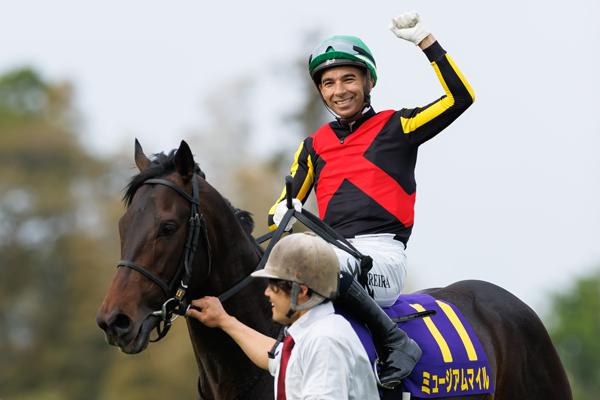 皐月賞をミュージアムマイルで制したJ.モレイラ騎手,ⒸSPAIA（撮影：三木俊幸）