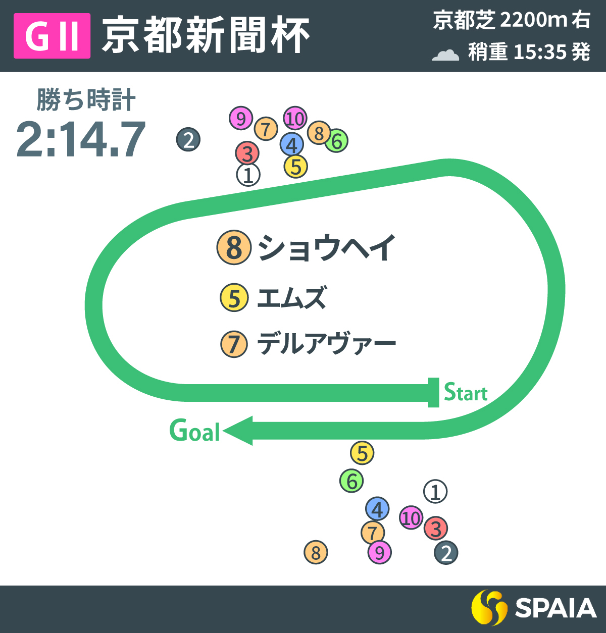 2025年京都新聞杯、レース回顧,ⒸSPAIA