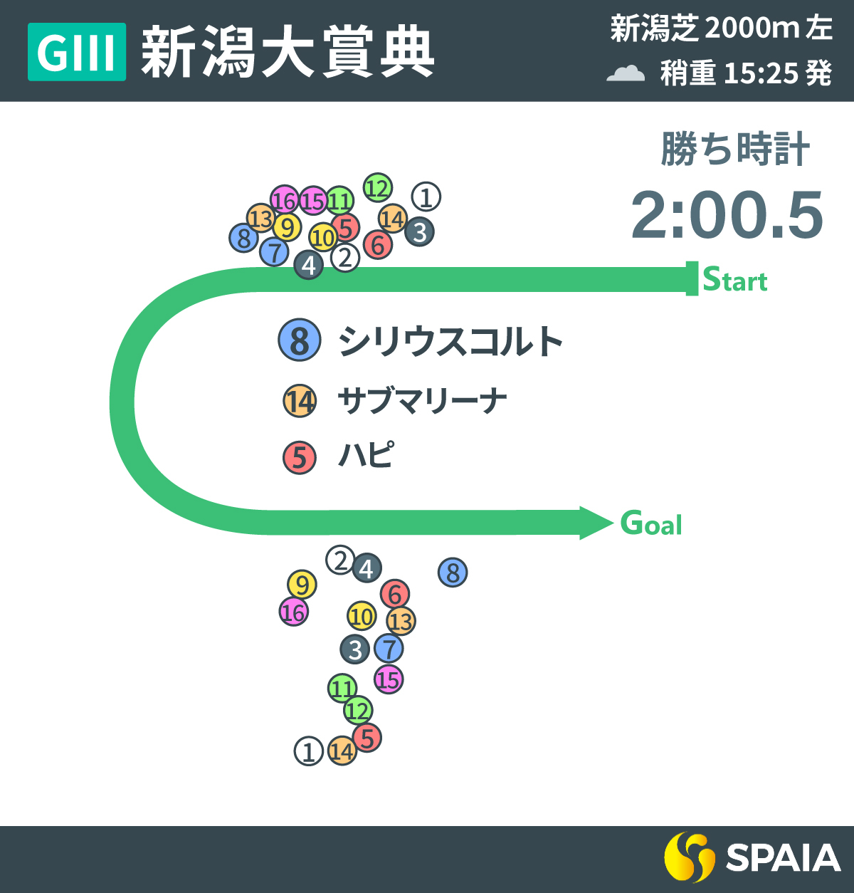 2025年新潟大賞典、レース回顧,ⒸSPAIA