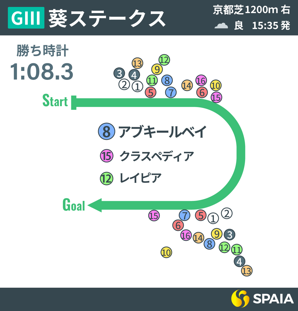 2025年葵S、レース回顧,ⒸSPAIA