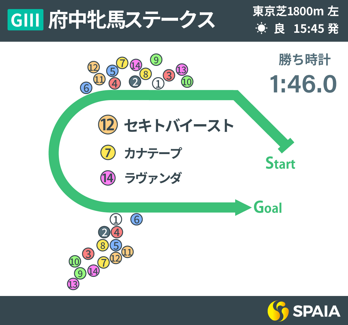 2025年府中牝馬S、レース回顧,ⒸSPAIA