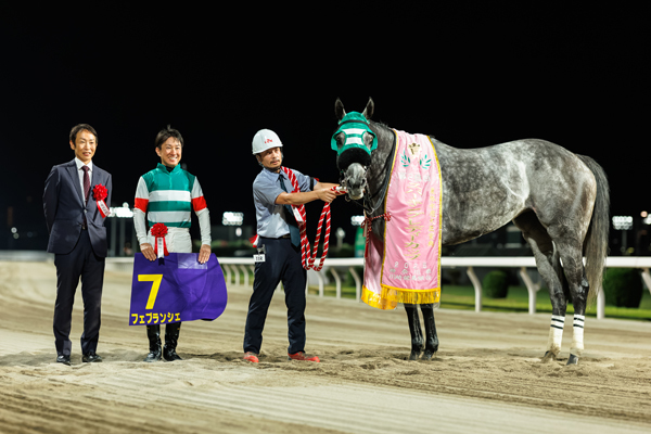 2025年スパーキングレディーC勝ち馬フェブランシェ,ⒸSPAIA（撮影：三木俊幸）