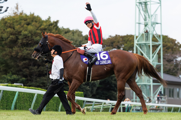 三浦皇成騎手とウインカーネリアン,ⒸSPAIA（撮影：三木俊幸）