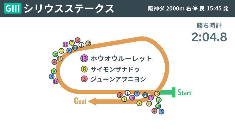 2025年シリウスS、レース結果,ⒸSPAIA