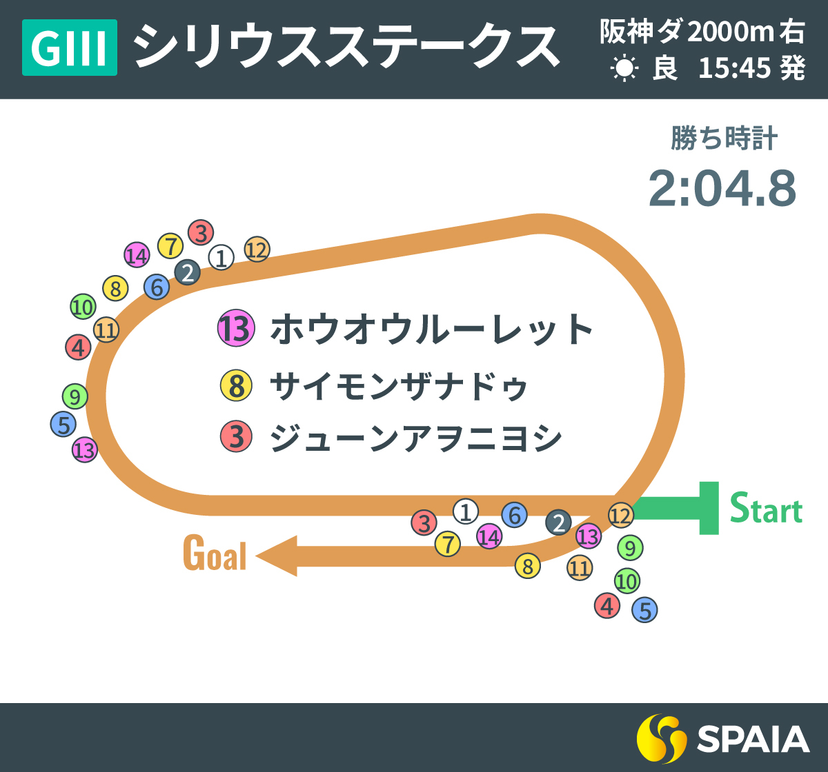 2025年シリウスS、レース回顧,ⒸSPAIA