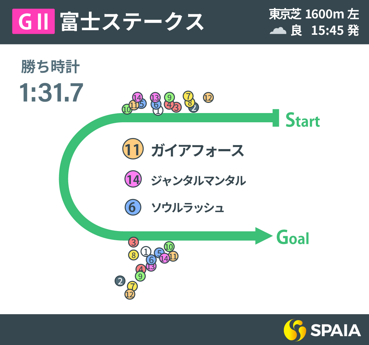 2025年富士S、レース回顧,ⒸSPAIA